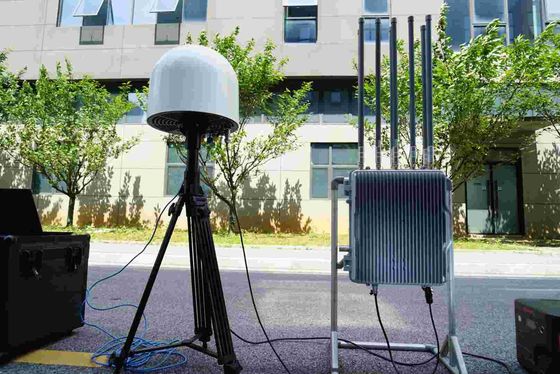Buy 5km-10km Fixed Directional Drone Jammer  Grade with 60MHz to 6GHz Frequency Range Anti Drone System online manufacture