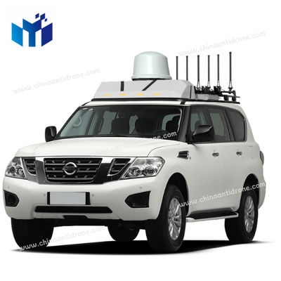 Beli 2.4GHz 5.8GHz Kendaraan dipasang jammer 2km Integrated UAV Defense System Dengan countermeasure online manufacture