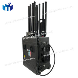 Beli Sistem Anti Drone Gaya Koper Rolling dengan Jamming Range 1000-3000m dan Frekuensi 433M - 6G online manufacture