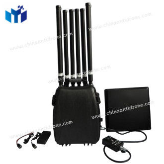 Buy 8 Channel Portable Anti-Drone System with 1000-2000m Jamming Range and High-Capacity Lithium Battery online manufacture