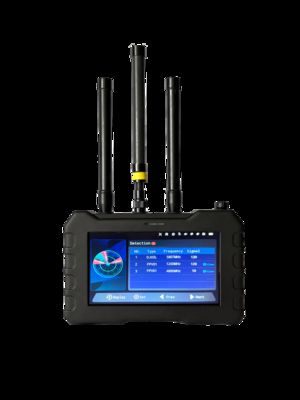 Portable Drone Detector with 7000mAh Battery 7-inch Touchscreen and 1.5 km Detection Radius for FPV Video Transmission