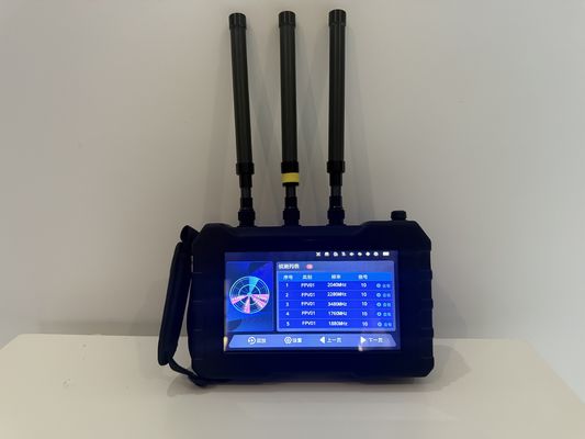 Professional Handheld Drone Detector with 7-inch Touchscreen 1.5 km Detection Radius and 32 GB Memory Card