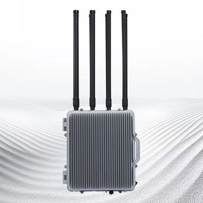 Fixed Multi-Mission Anti Drone Jammer with 5km Detection Radius 3km Interference Radius and IP66 Protection