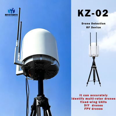 satın al 70 MHz~8 GHz Tam Bant RF Tarayıcı ve GIS Bulut Platformu için 360° Monitörlü Sabit KZ-02 Drone Tespit Cihazı Çevrimiçi üretim