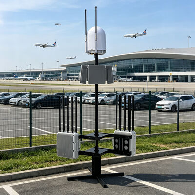 acheter Système fixe de détection et de défense de drones avec balayage de bande de fréquence complète de 70 MHz à 8 GHz, distance de détection ≥ 10 km, temps de réponse de brouillage ≤ 7 s fabrication en ligne