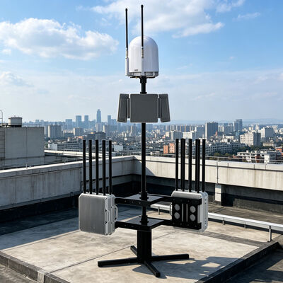 kopen Vaste detectie- en verdedigingssysteem voor drones met 70MHz-8GHz full frequency band scanning ≥10km detectieafstand en IP66 milieuaanpassing online vervaardiging