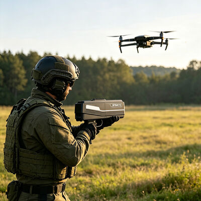 satın al 2.4GHz 5.8GHz Frekansa ve 1000 Metre Savunma Menziline Sahip Hafif Drone Engelleyici Silah Çevrimiçi üretim
