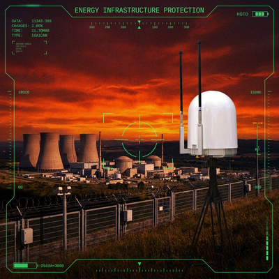 Kopen Vaste RF Drone Detector met 70MHz-8GHz Frequentieband 8-21KM Detectiebereik en 360° Azimut Drone Locatie Radar online vervaardiging