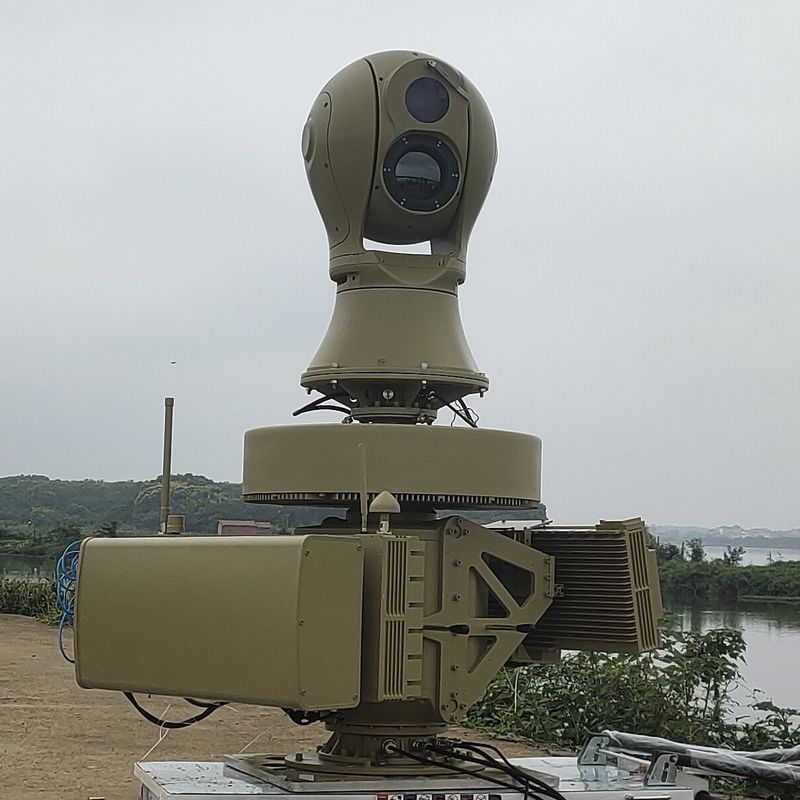 Directional Anti Drone UAV System Integrated Radar Laser Optical Sensors Electronic Countermeasure
