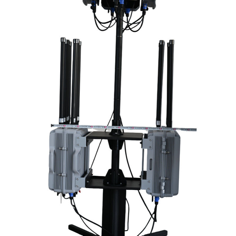 Fixed Drone Detection and Jamming Device Military Grade Directional Drone Jammer Defense System 10km Detector 5km Defense