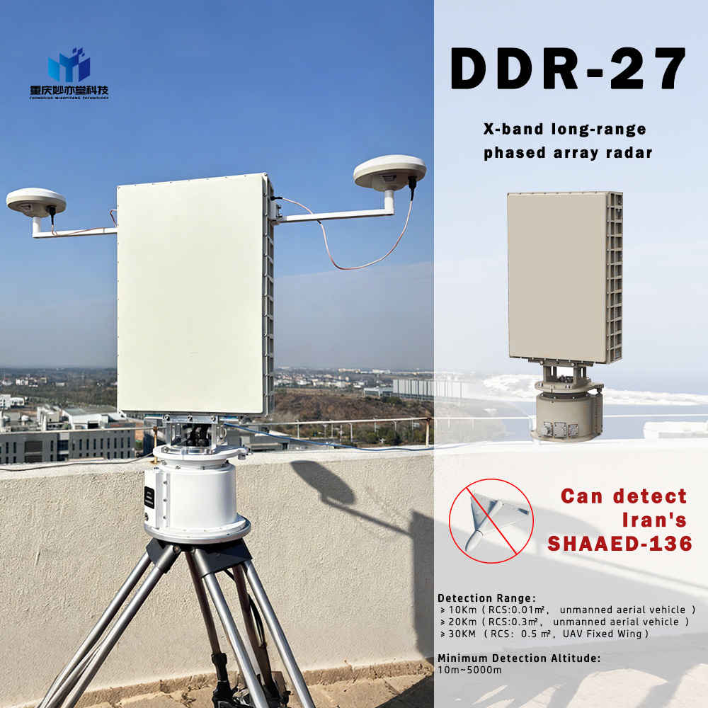 Anti UAV Radar with AI Recognition and Multi-Target Detection